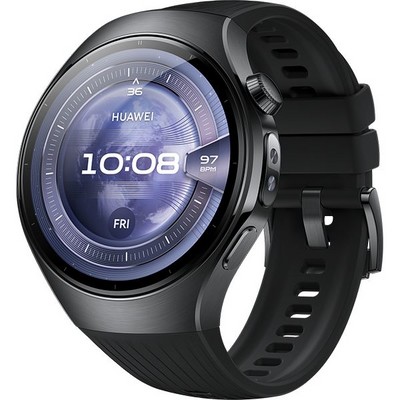 Huawei Watch 5 46mm Black Fluoroelastomer Strap - фото 86735