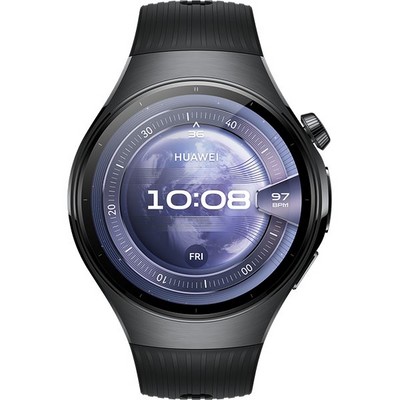 Huawei Watch 5 46mm Black Fluoroelastomer Strap - фото 86763