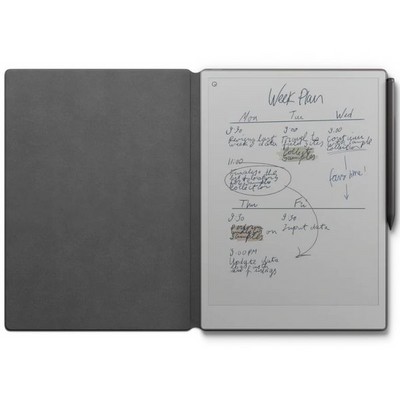 reMarkable Paper Pro Book Folio Leather Black - фото 89429