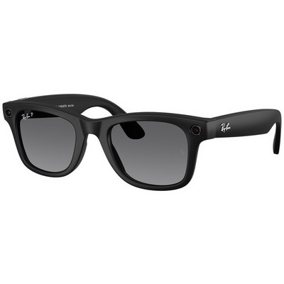 Ray-Ban Wayfarer (Gen 2) RW4012 Matte Black/ Polar Gradient Graphite lenses Size L (53mm) - фото 90764