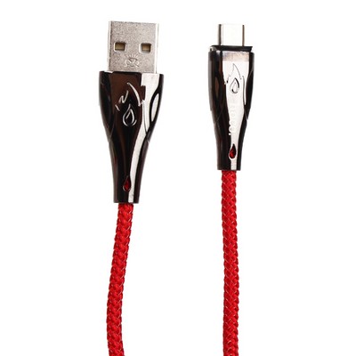 Дата-кабель USB Hoco U75 Magnetic charging data cable for MicroUSB (1.2м) (3A) Красный - фото 55804