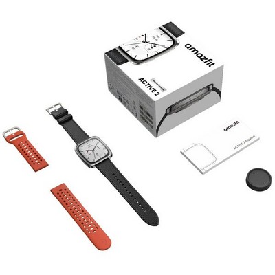 Amazfit Active 2S (A2440) Black Leather - фото 91217