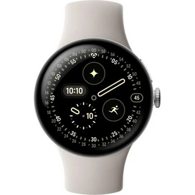 Pixel Watch 4 41mm Wi-Fi Polished Silver/Porcelain - фото 94596