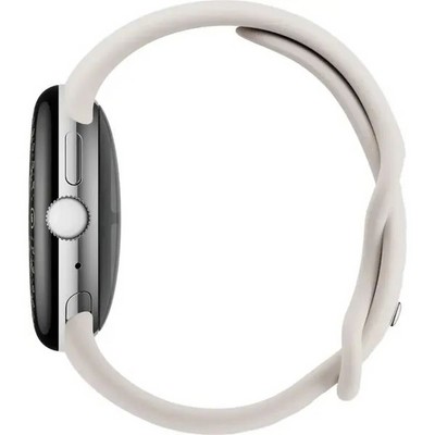 Pixel Watch 4 41mm Wi-Fi Polished Silver/Porcelain - фото 94607