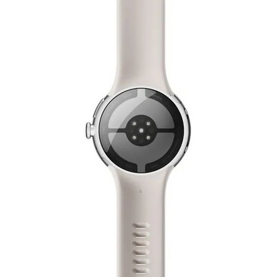 Pixel Watch 4 41mm Wi-Fi Polished Silver/Porcelain - фото 94608