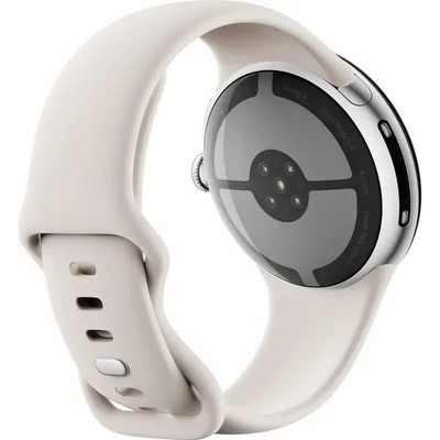 Pixel Watch 4 45mm Wi-Fi Polished Silver/Porcelain - фото 94619
