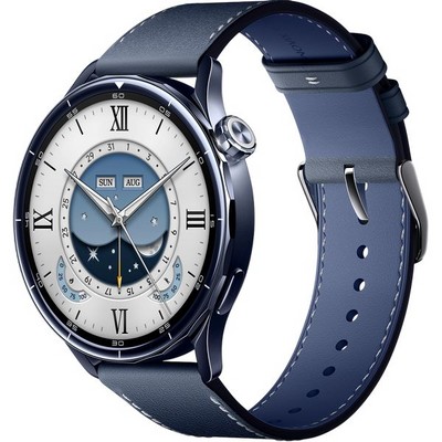 Xiaomi Watch S5 46mm Ceramic Blue - фото 96437