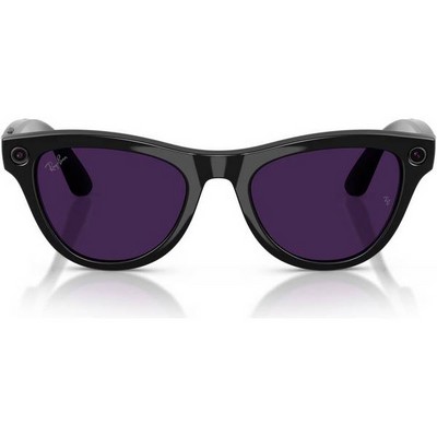 Ray-Ban Skyler (Gen2) RW4014 Shiny Black/Transitions Amethyst lenses Size M (52mm) - фото 96892
