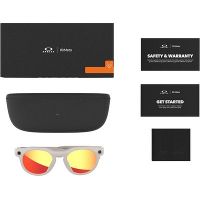 Oakley Meta HSTN 0W8002 Warm Grey/Prizm Ruby (145-51) - фото 96924