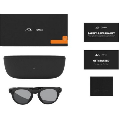Oakley Meta HSTN 0W8002 Black/Prizm Black Polarized (145-51) - фото 96929