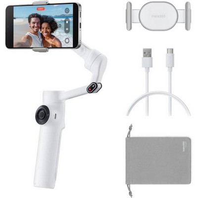 Стабилизатор Insta360 Flow 2 Standard Bundle Arctic White - фото 97478