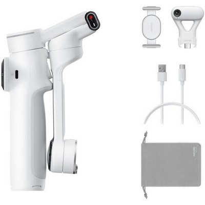 Стабилизатор Insta360 Flow 2 AI Tracker Bundle Arctic White - фото 97490