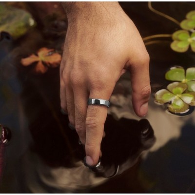 Oura Ring 5 Size 9 Silver - фото 97525