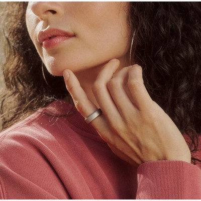 Oura Ring 5 Size 10 Brushed Silver - фото 97555