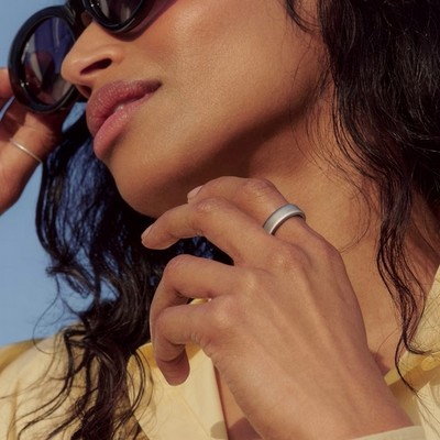 Oura Ring 5 Size 10 Brushed Silver - фото 97556