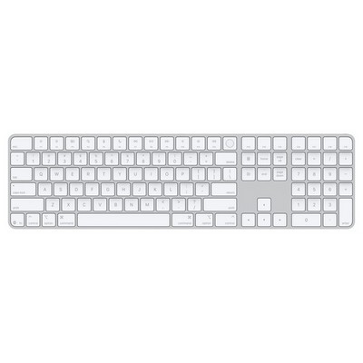 Беспроводная клавиатура Apple Magic Keyboard with Numeric Keypad US White MQ052/MXCJ3 - фото 99359