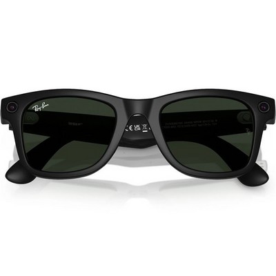 Ray-Ban Wayfarer RW4008 Matte Black/ Transitions Graphite Green lenses Size L - фото 100273