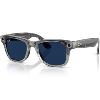 Ray-Ban Wayfarer (Gen 2) RW4012 Shiny Transparent Gray/ Transitions Sapphire lenses Size L (53mm) - фото 100319
