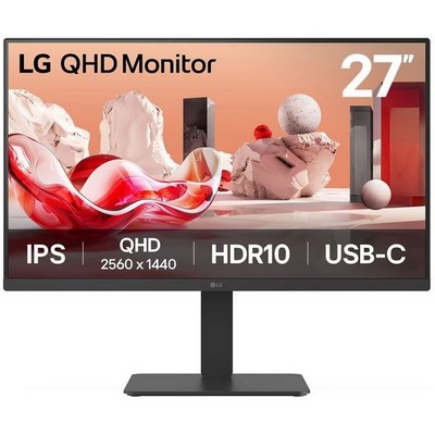 LG 27BA65QB-B 27" Black 5ms HDMI, DisplayPort, USB Type-C - фото 100645