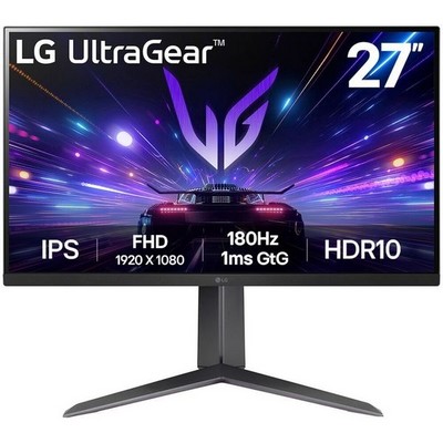 LG 27GS65F-B 27" Black 1ms HDMI, DisplayPort - фото 100652