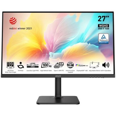 MSI Modern MD272QXP 27" Black 1ms HDMI, DisplayPort, USB Type-C - фото 100786