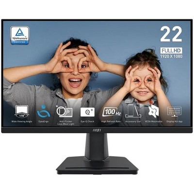 MSI PRO MP225V 21.4" Black 4ms VGA, HDMI - фото 100799