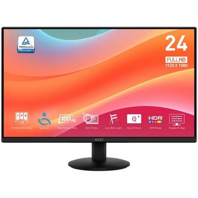 MSI PRO MP242L 23.8" Black 1ms HDMI, DisplayPort - фото 100808