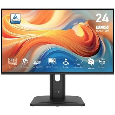 MSI PRO MP245PHG E14 23.8" Black 1ms HDMI, DisplayPort, USB Type-C - фото 100814