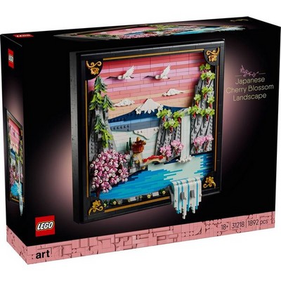 LEGO Art Japanese Cherry Blossom Landscape (31218) - фото 102516