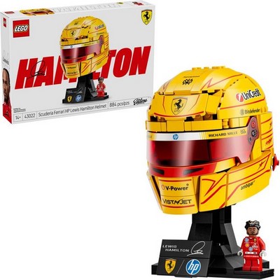 LEGO Formula 1 Ferrari Hamilton Helmet (43022) - фото 102803