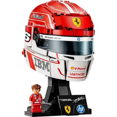 LEGO Formula 1 Ferrari Leclerc Helmet (43014) - фото 102809