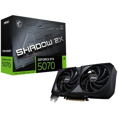 MSI nVidia GeForce RTX 5070 Shadow 2X 12 Gb 12288Mb GDDR7 RTX 5070 12G Shadow 2X - фото 102372