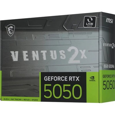 MSI nVidia GeForce RTX 5050 Ventus 2X OC 8192Mb GDDR6 RTX 5050 8G Ventus 2X OC - фото 102402