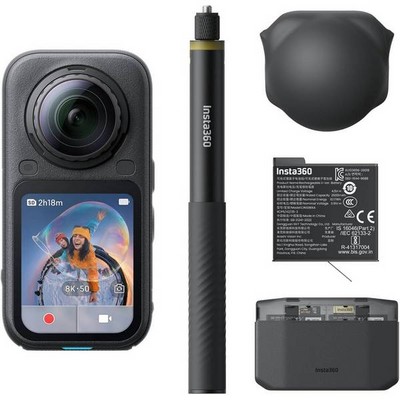 Insta360 X6 Essentials Bundle Midnight Black - фото 103307