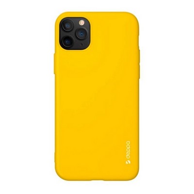 Чехол-накладка силикон Deppa Gel Color Case D-87251 для iPhone 11 Pro Max (6.5") 1.0мм Желтый - фото 104596