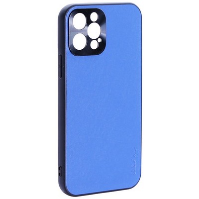 Чехол-накладка пластиковая GKS Design Creative Case с силиконовыми бортами для iPhone 12 Pro (6.1") Синий - фото 104606