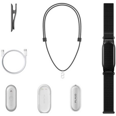 Plaud NotePin S AI Voice Recorder 64GB Silver - фото 104063