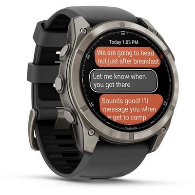 Garmin Fenix 8 Pro 51mm Amoled Sapphire Titanium Graphite 010-03199-11 - фото 104253