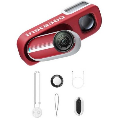 Insta360 GO 3S 64GB Retro Bundle Special Edition Classic Red - фото 104645