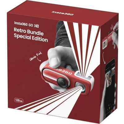 Insta360 GO 3S 64GB Retro Bundle Special Edition Classic Red - фото 104646
