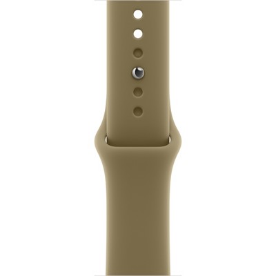 Apple Watch Series 12 42mm GPS Dark Bronze Aluminum Case with Olive Sport Band SM/ML - фото 105041