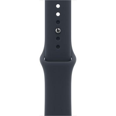 Apple Watch Series 12 42mm GPS Space Gray Aluminum Case with Navy Blue Sport Band SM/ML - фото 105064
