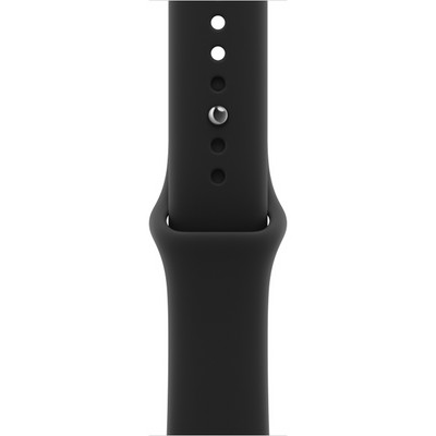 Apple Watch Series 12 42mm GPS Black Aluminum Case with Black Sport Band SM/ML - фото 105076