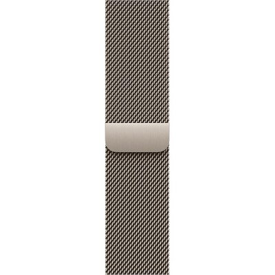 Apple Watch Series 12 42mm GPS + Cellular Natural Titanium Case with Radiant Gold Milanese Loop SM/ML - фото 105148