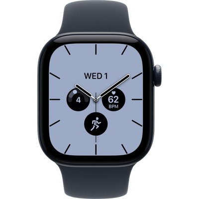 Apple Watch Series 12 42mm GPS + Cellular Night Blue Ceramic Case with Navy Blue Sport Band SM/ML - фото 105163