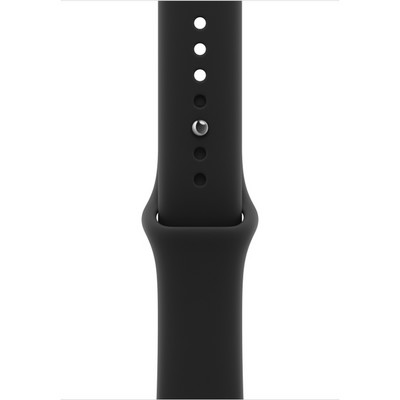 Apple Watch Series 12 46mm GPS Black Aluminum Case with Black Sport Band SM/ML - фото 105196