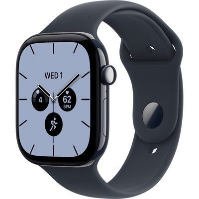 Apple Watch Series 12 46mm GPS + Cellular Night Blue Ceramic Case with Navy Blue Sport Band SM/ML - фото 105291