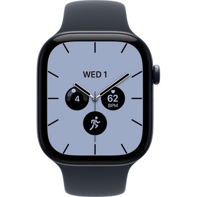 Apple Watch Series 12 46mm GPS + Cellular Night Blue Ceramic Case with Navy Blue Sport Band SM/ML - фото 105292