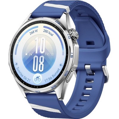 Huawei Watch GT 7 46mm Blue EasyCross Fluoroelastomer Strap - фото 105823