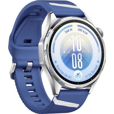 Huawei Watch GT 7 46mm Blue EasyCross Fluoroelastomer Strap - фото 105825